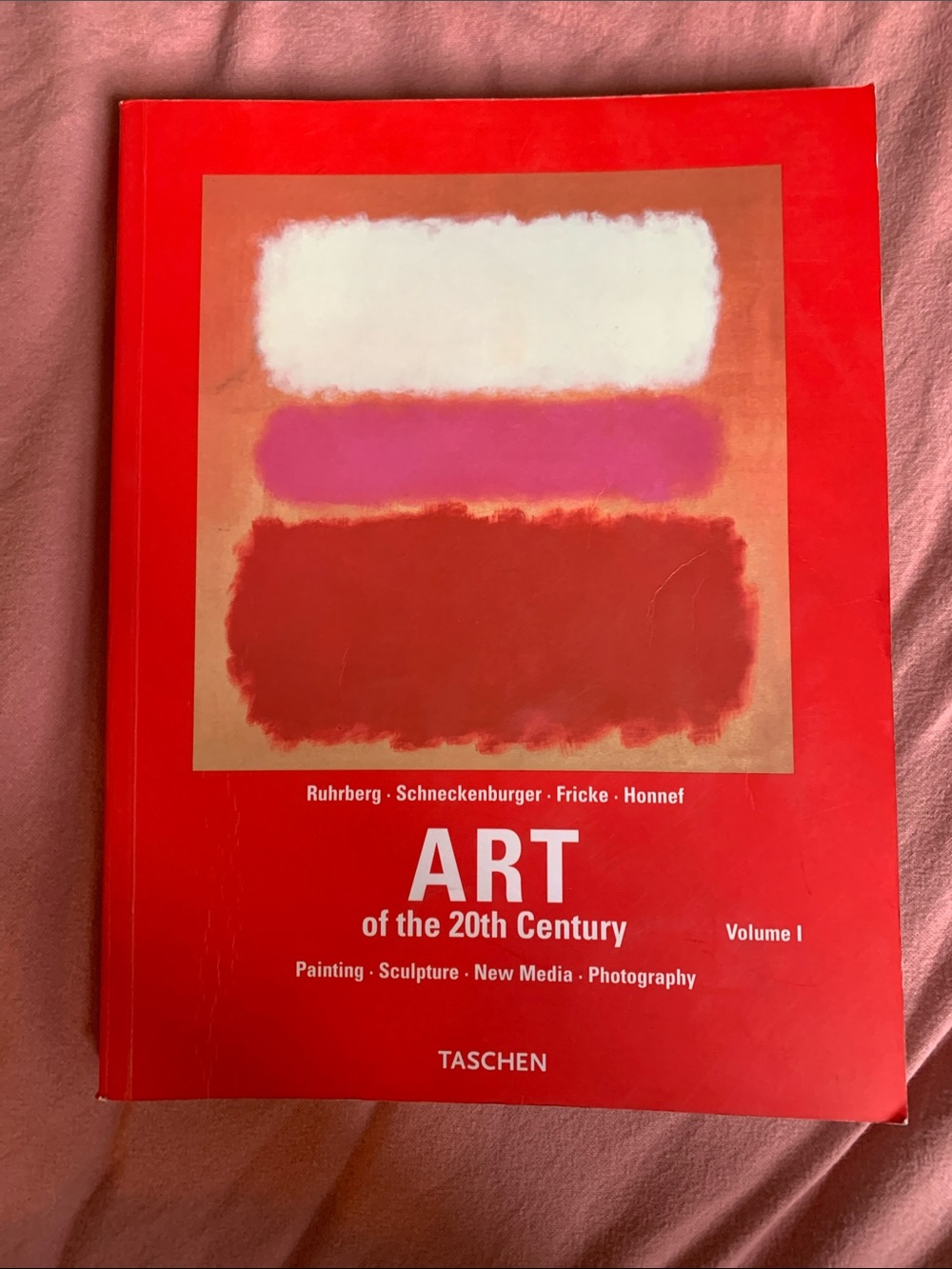 TASCHEN Red Art of the 20th Century Book with White and Pink Accents
